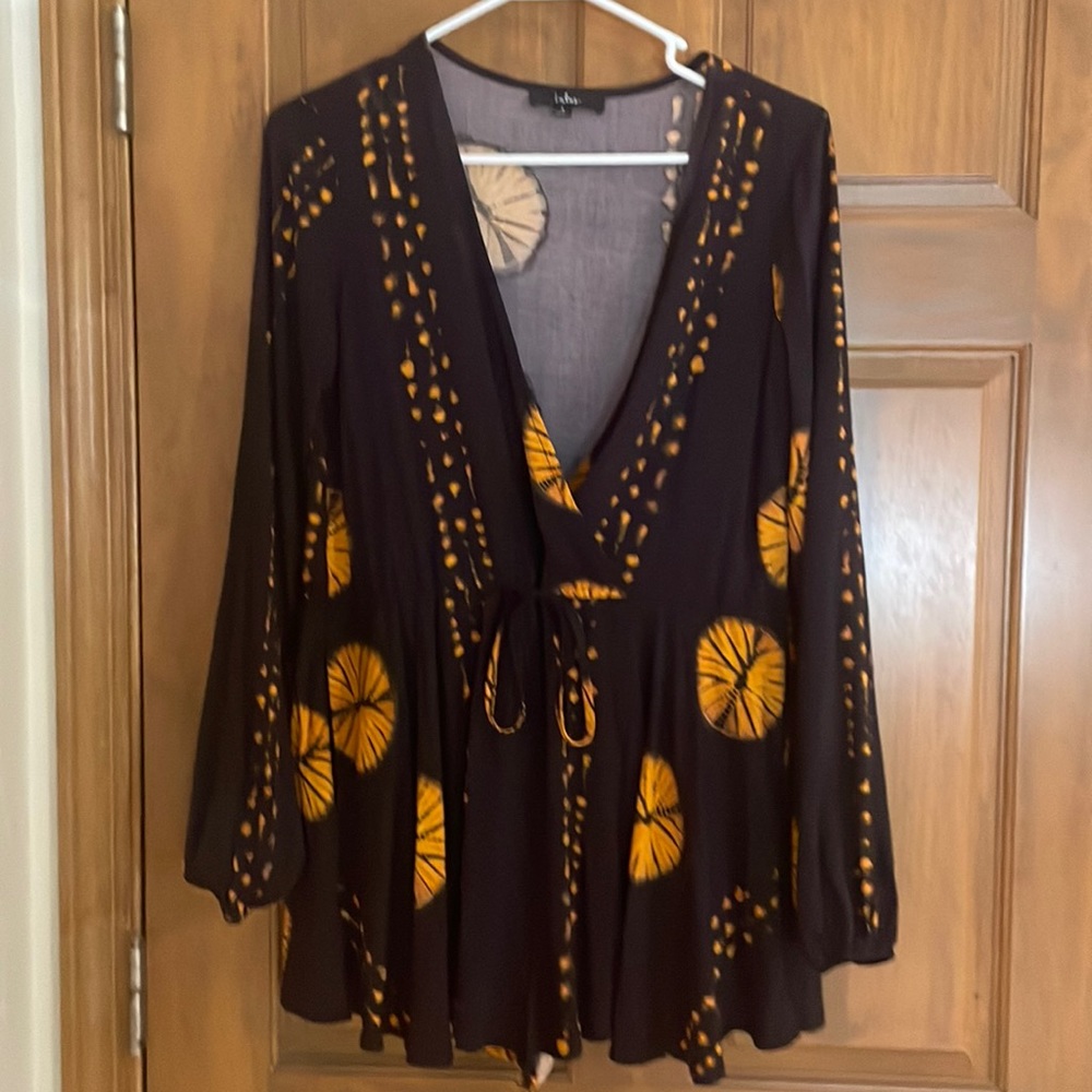 Lulus purple tie dye romper.  Size small
